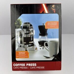 Star Wars R2-D2 Manual Coffee Maker French Press Pot by Think Geek